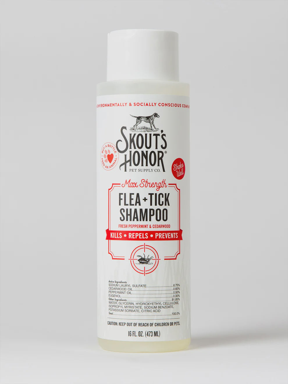 Skout's Honor Flea and Tick Shampoo 16oz